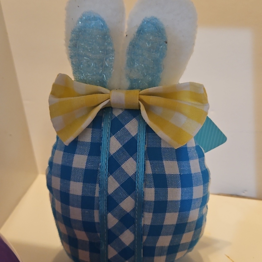 Easter Decor Bundle 10pc Plastic Eggs Coaster Set Basket - Picture 11 of 17